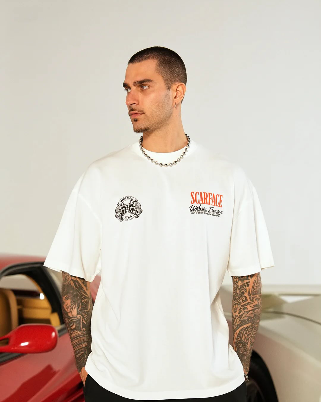 CAMISETA OVERSIZED - SAY HELLO WHITE