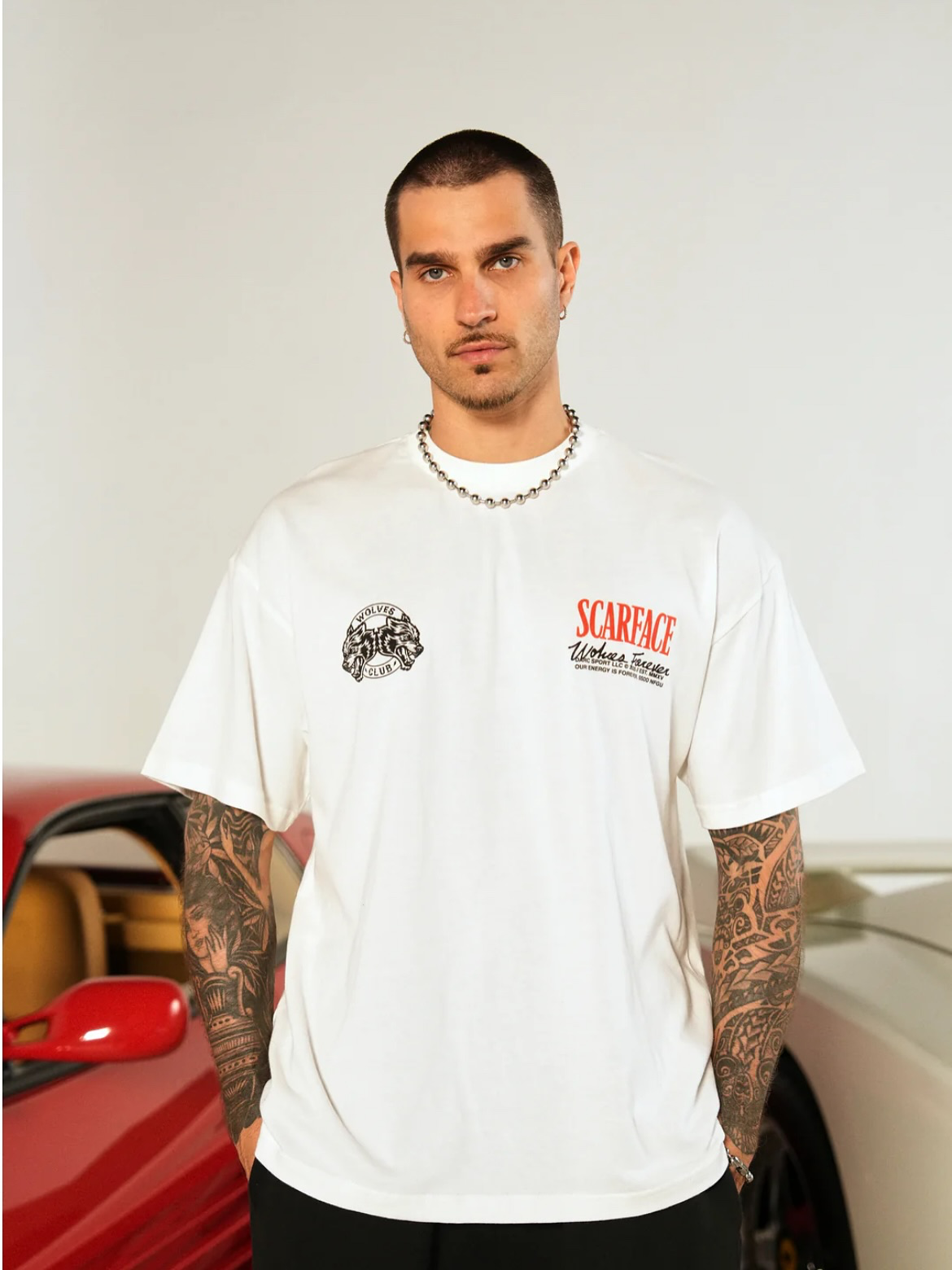 CAMISETA OVERSIZED - THE WORLD IS YOURS WHITE