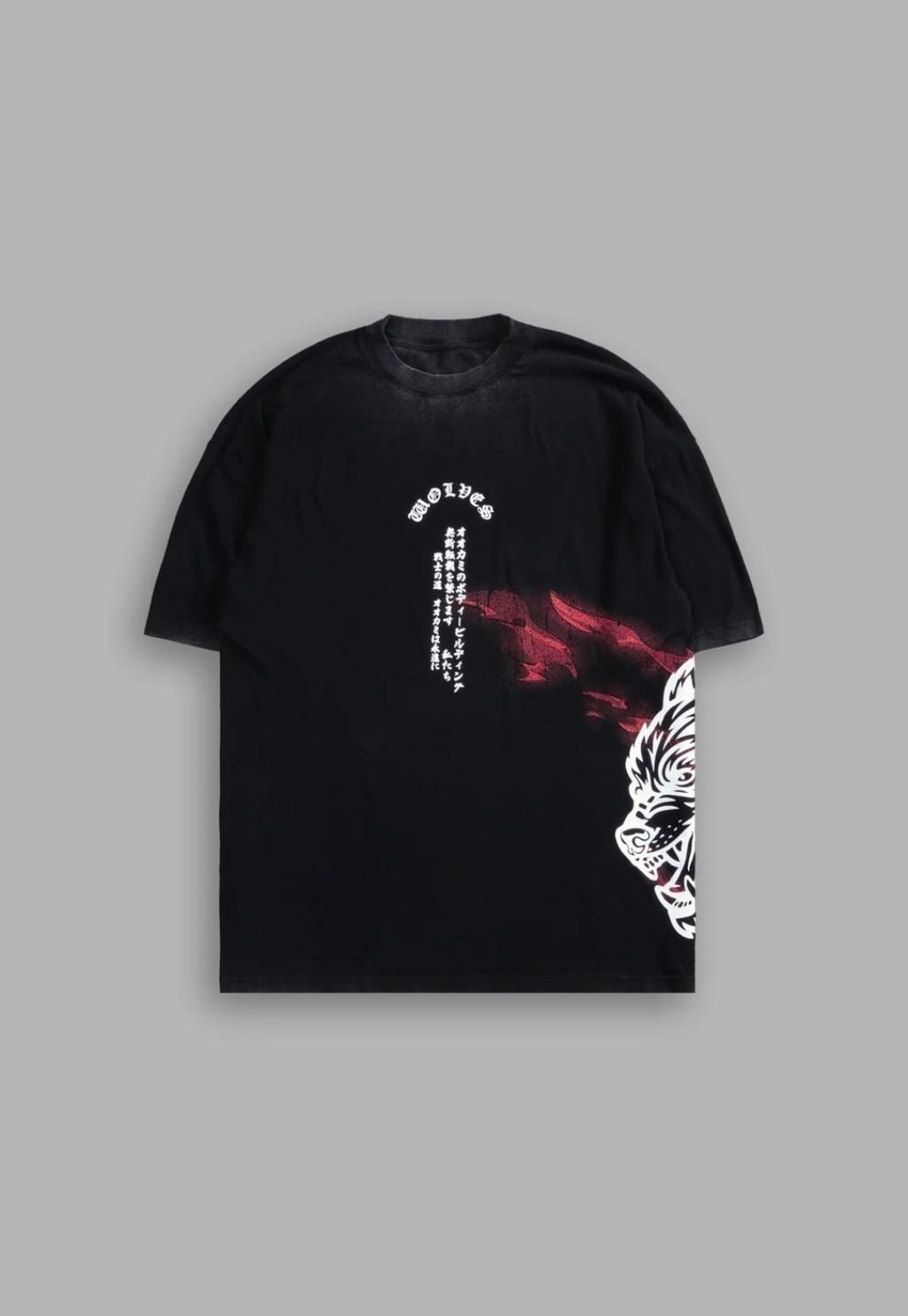 CAMISETA OVERSIZED - WOLF FLAME