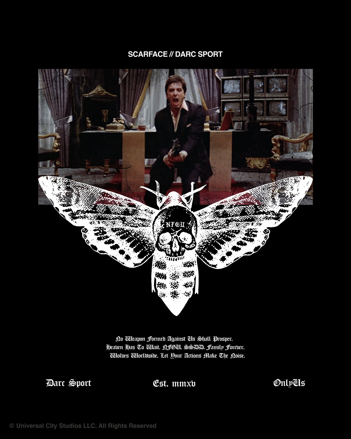 CAMISETA OVERSIZED -  SAY HELLO BLACK