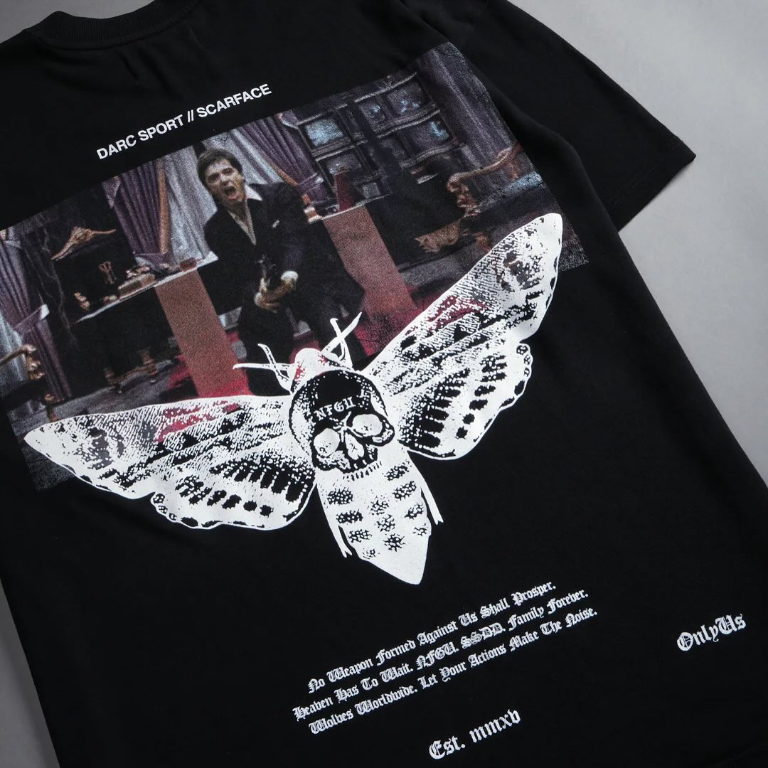 CAMISETA OVERSIZED -  SAY HELLO BLACK