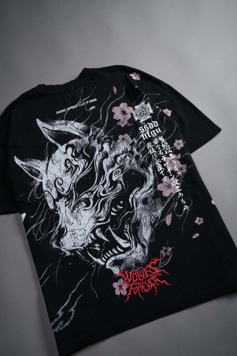 CAMISETA OVERSIZED - KITSUNE SAKURA