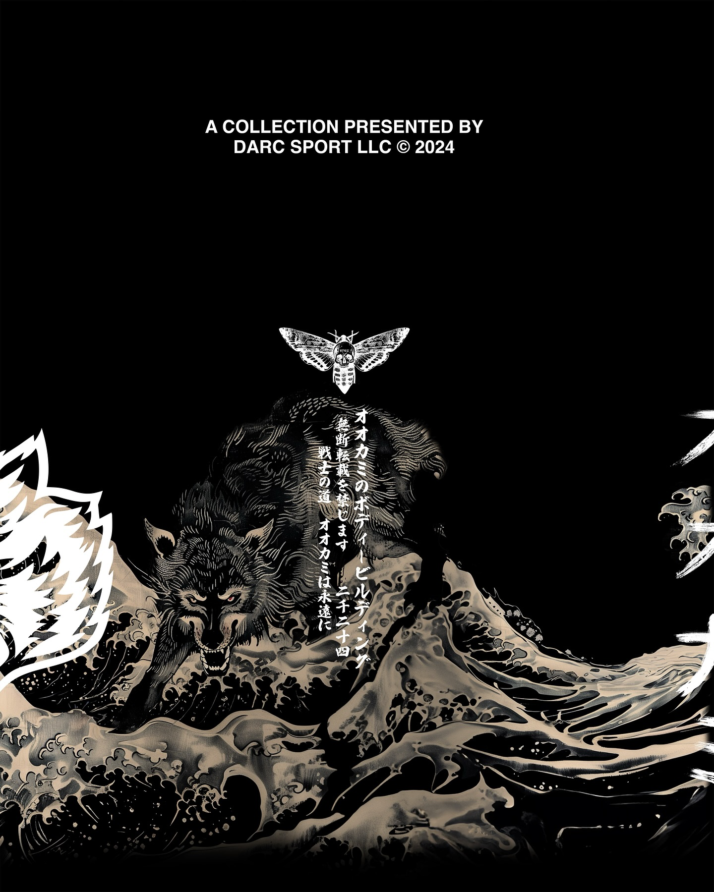 CAMISETA OVERSIZED - WOLF TIDE