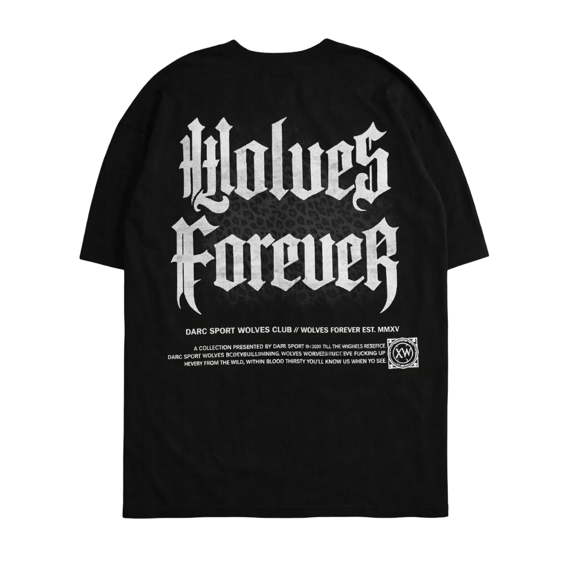 CAMISETA OVERSIZED -  WOLVES FOREVER