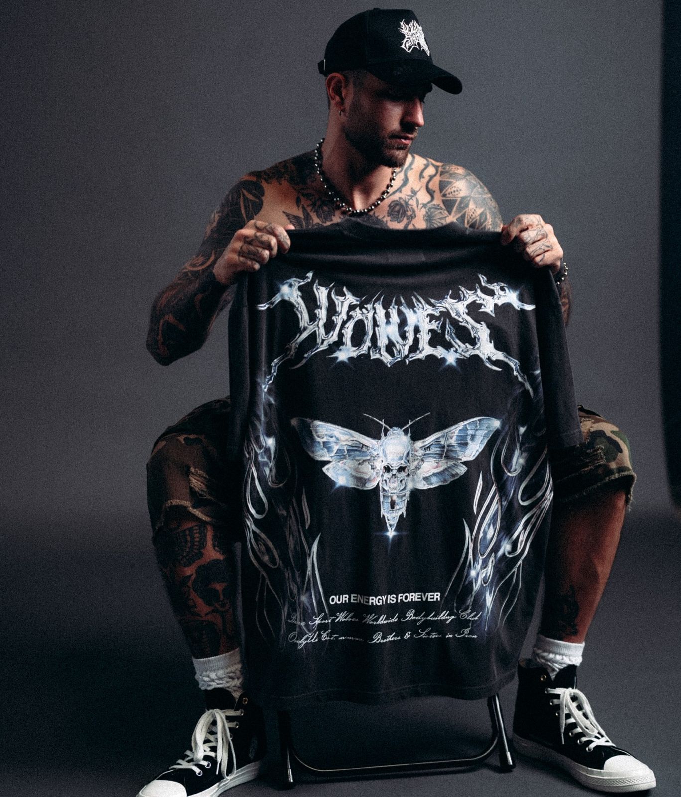 CAMISETA OVERSIZED - IRON MOTH