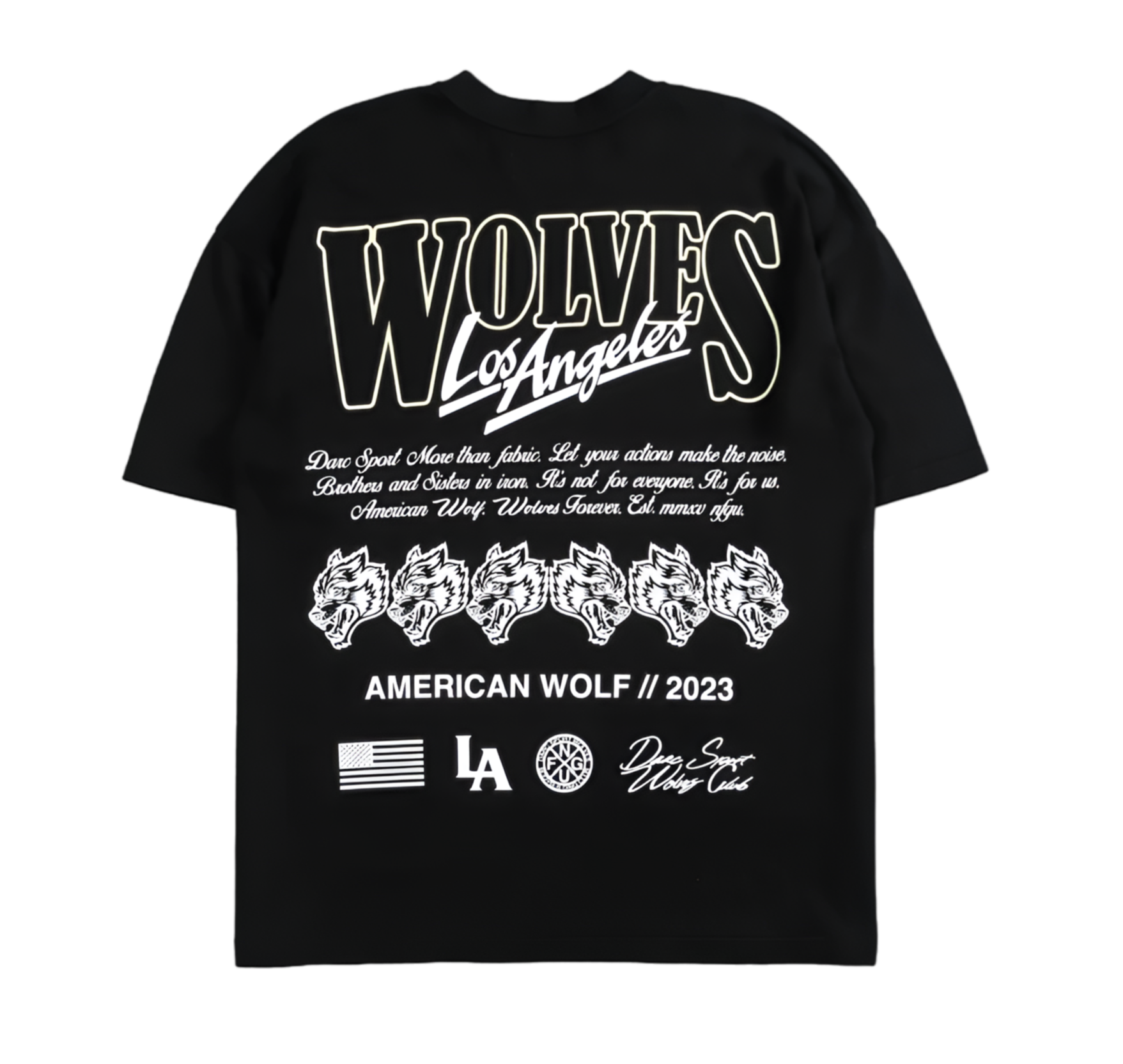 CAMISETA "AMERICAN WOLF" - D1 WOLVES